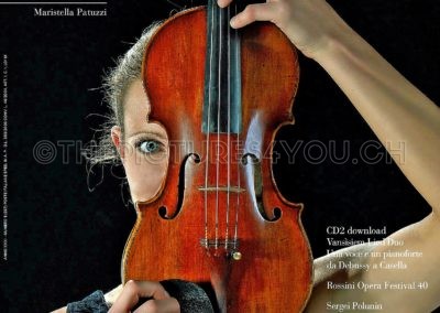 Maristella Patuzzi, copertina rivista Amadeus